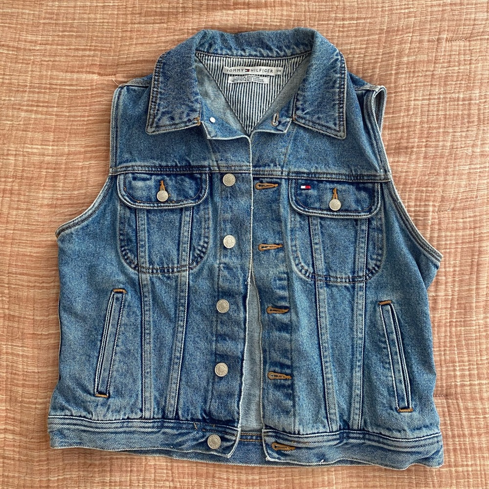 Vintage denim vest